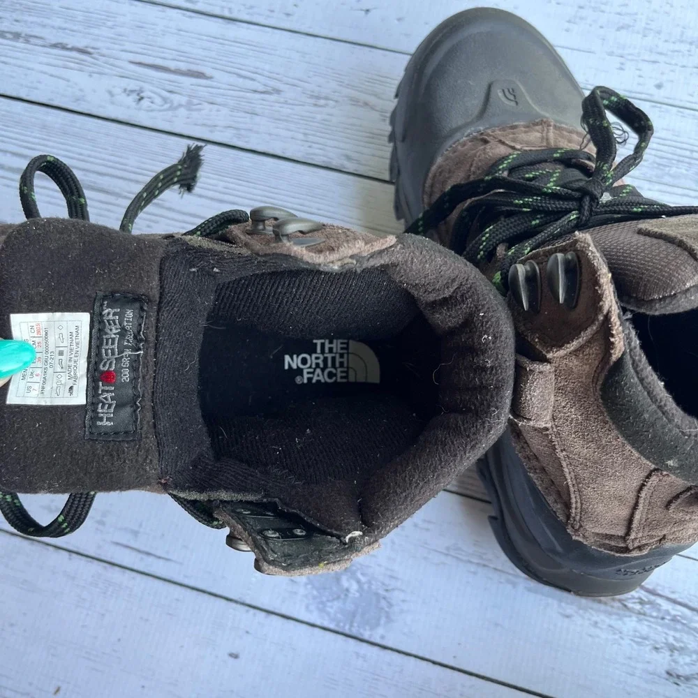 The North Face Chilkat Mens Brown Waterproof Insulated Boots US7 Hiking Utility